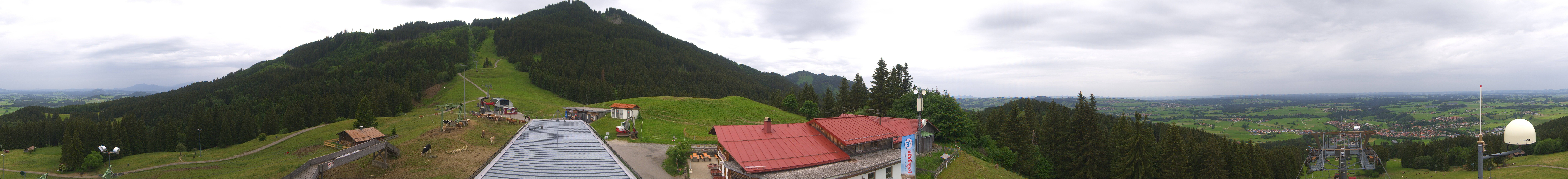 Archiv Foto Webcam Mittelstation Nesselwang