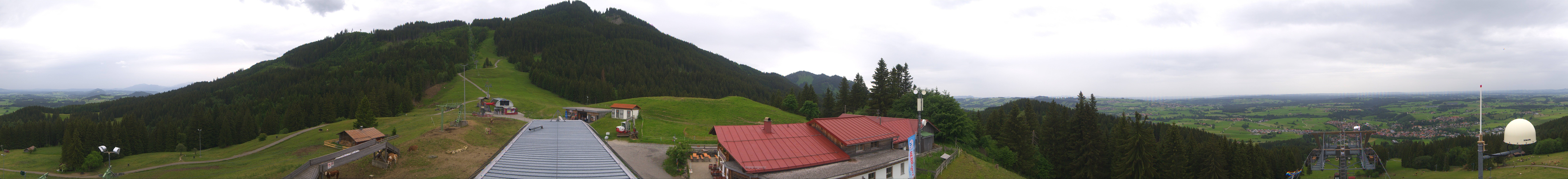 Archiv Foto Webcam Mittelstation Nesselwang