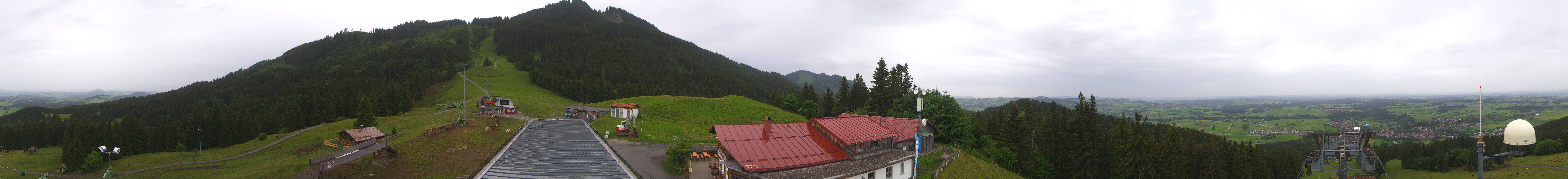 Archiv Foto Webcam Mittelstation Nesselwang