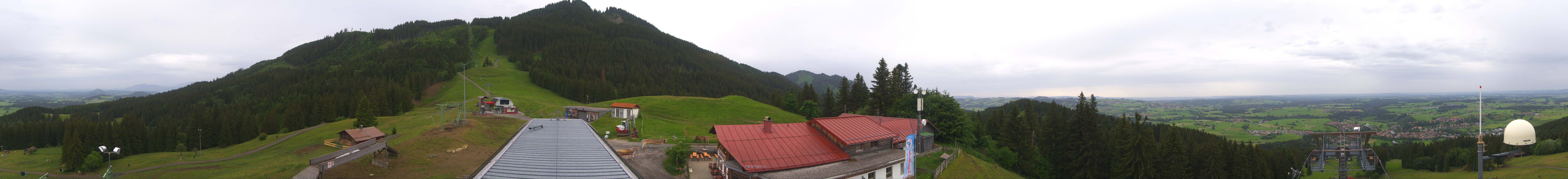 Archiv Foto Webcam Mittelstation Nesselwang
