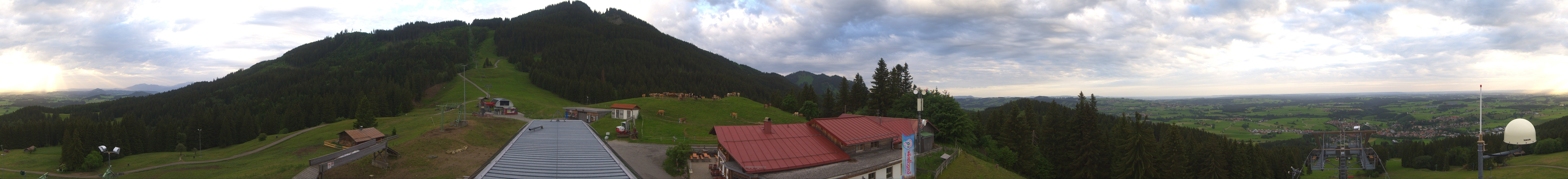 Archiv Foto Webcam Mittelstation Nesselwang