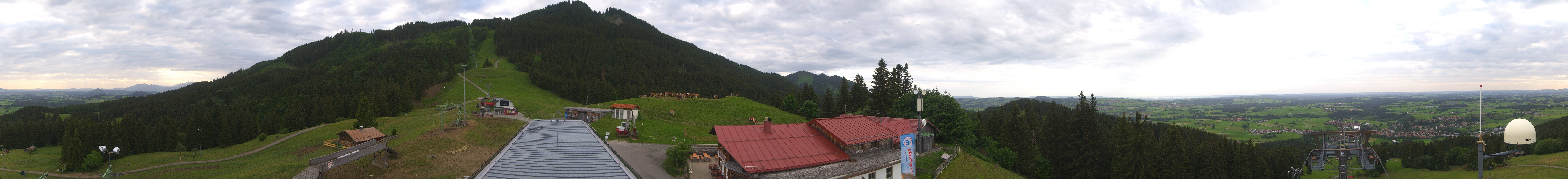 Archiv Foto Webcam Mittelstation Nesselwang
