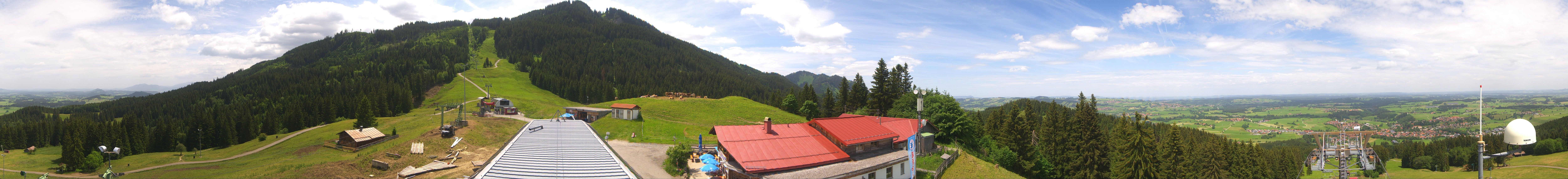 Archiv Foto Webcam Mittelstation Nesselwang