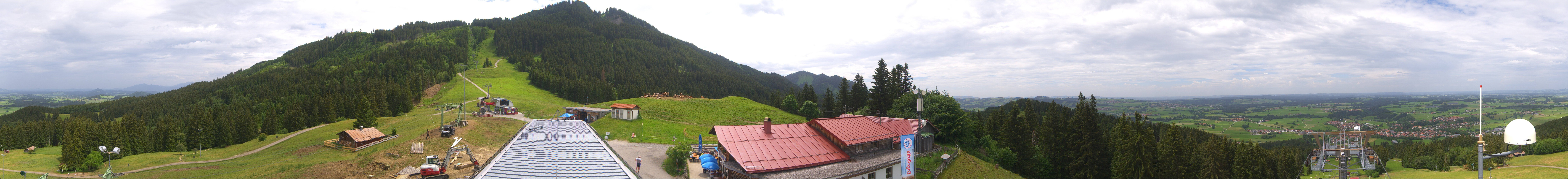 Archiv Foto Webcam Mittelstation Nesselwang