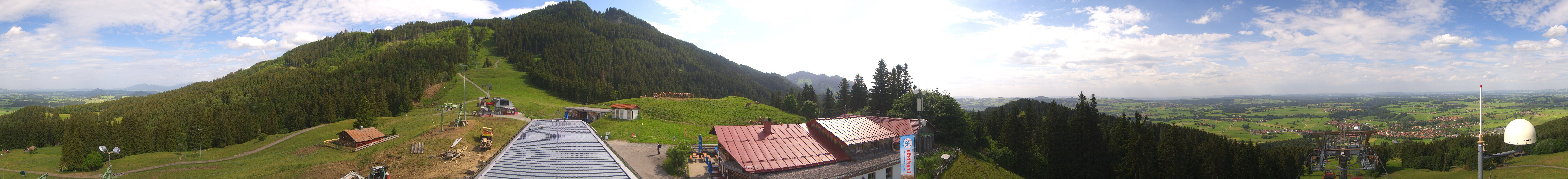 Archiv Foto Webcam Mittelstation Nesselwang