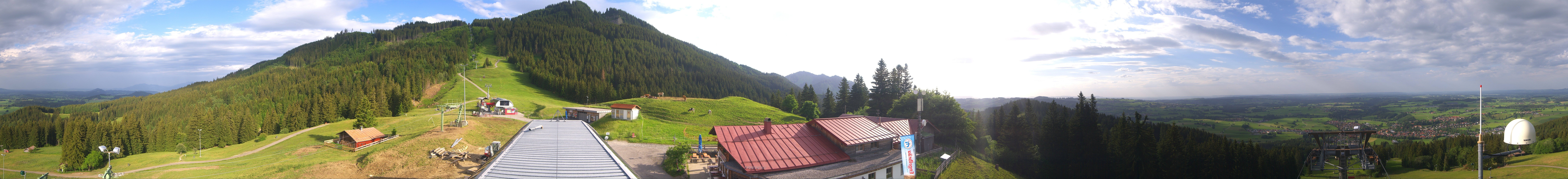 Archiv Foto Webcam Mittelstation Nesselwang