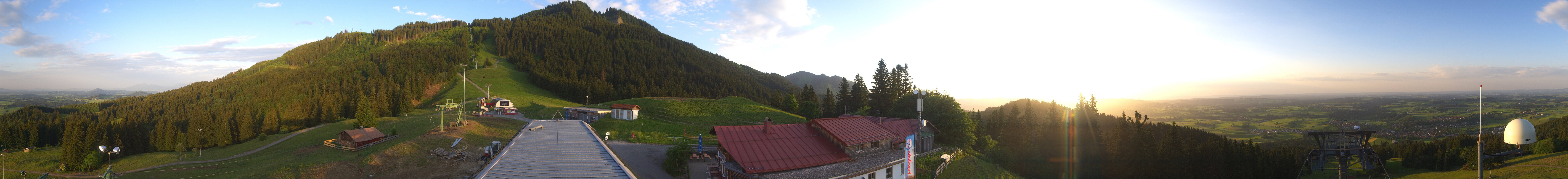 Archiv Foto Webcam Mittelstation Nesselwang
