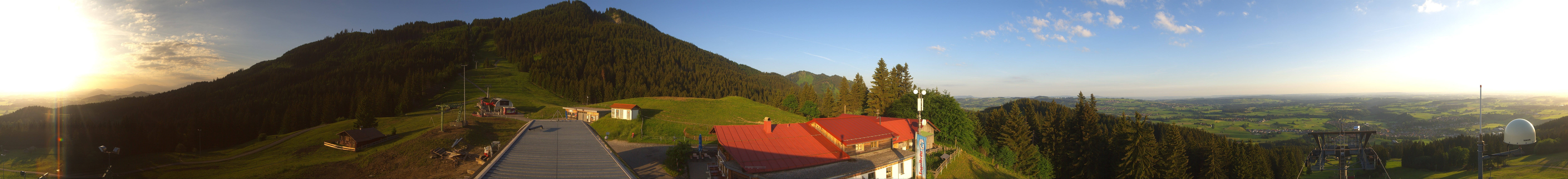 Archiv Foto Webcam Mittelstation Nesselwang