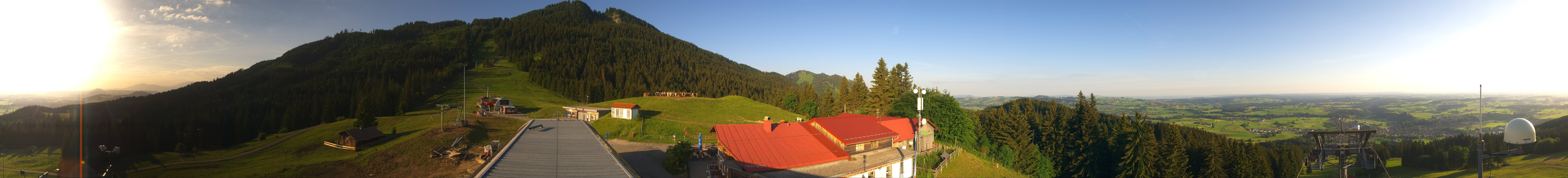 Archiv Foto Webcam Mittelstation Nesselwang