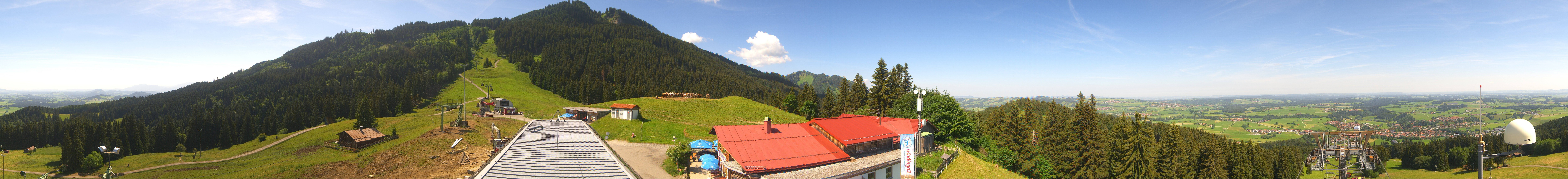 Archiv Foto Webcam Mittelstation Nesselwang