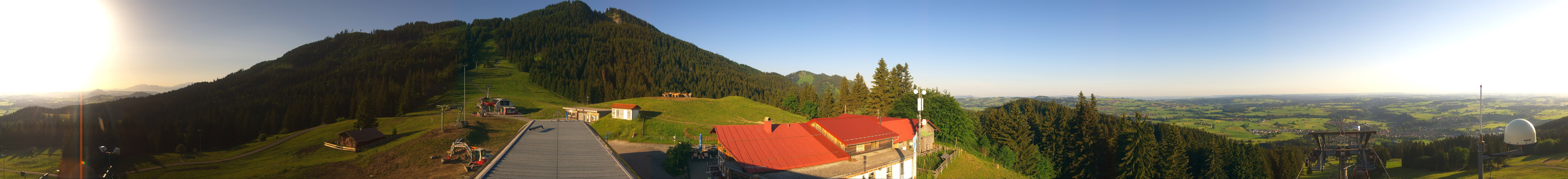 Archiv Foto Webcam Mittelstation Nesselwang