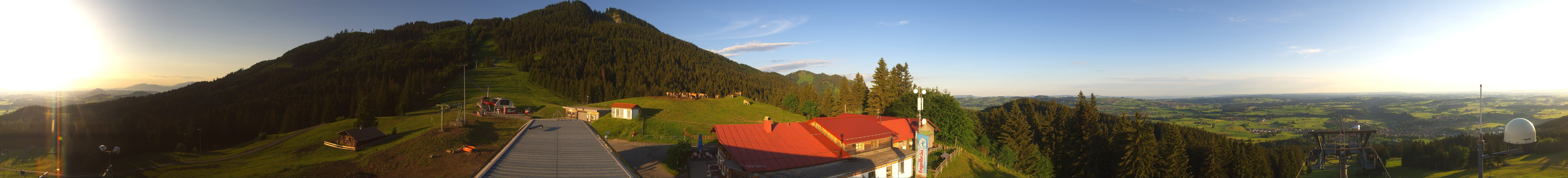 Archiv Foto Webcam Mittelstation Nesselwang