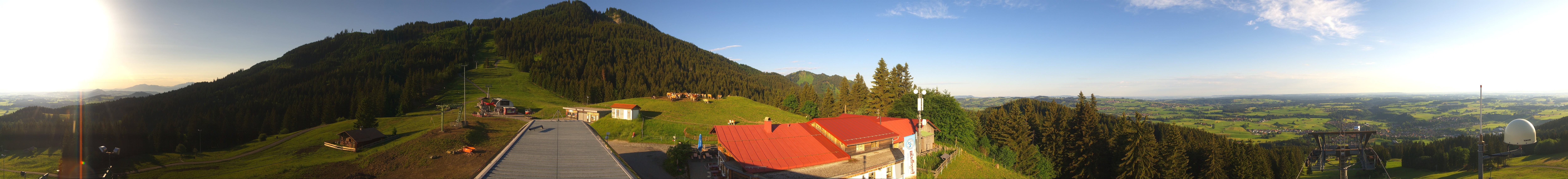Archiv Foto Webcam Mittelstation Nesselwang