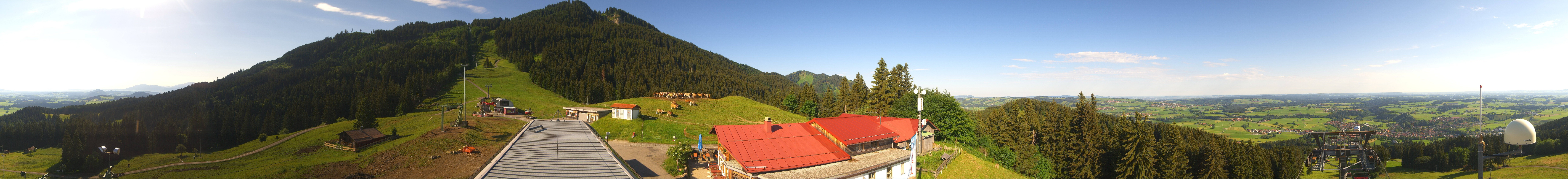 Archiv Foto Webcam Mittelstation Nesselwang