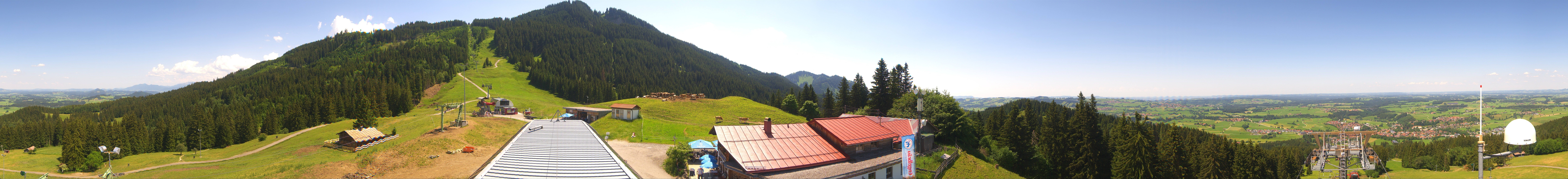 Archiv Foto Webcam Mittelstation Nesselwang