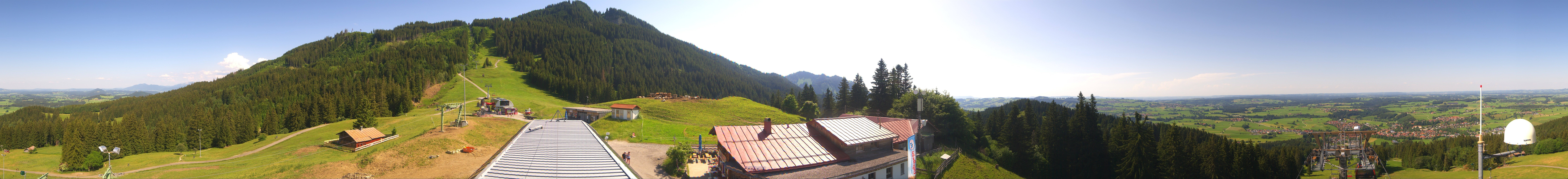Archiv Foto Webcam Mittelstation Nesselwang
