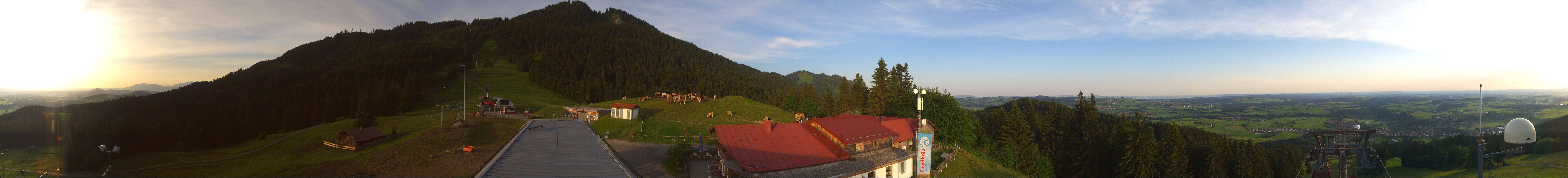 Archived image Webcam Middle station Nesselwang