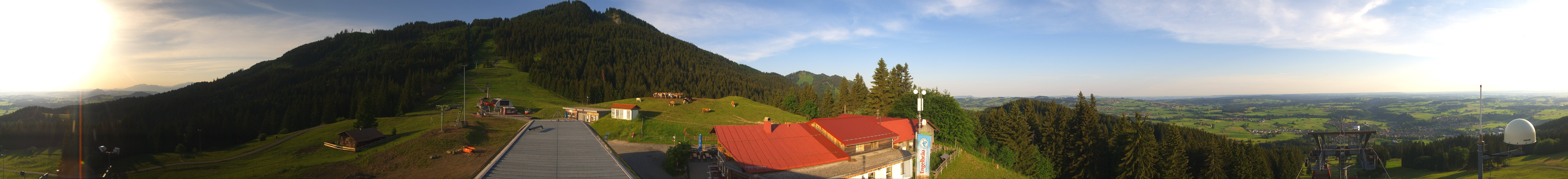 Archived image Webcam Middle station Nesselwang