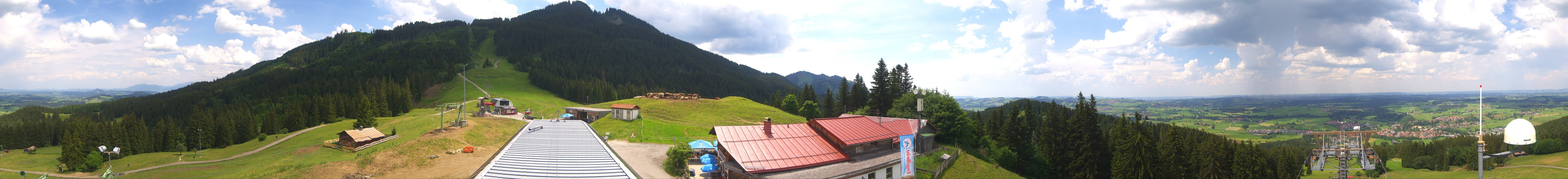 Archived image Webcam Middle station Nesselwang