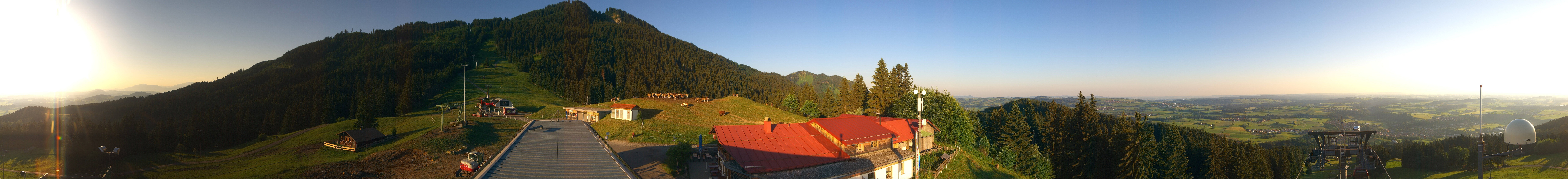 Archiv Foto Webcam Mittelstation Nesselwang