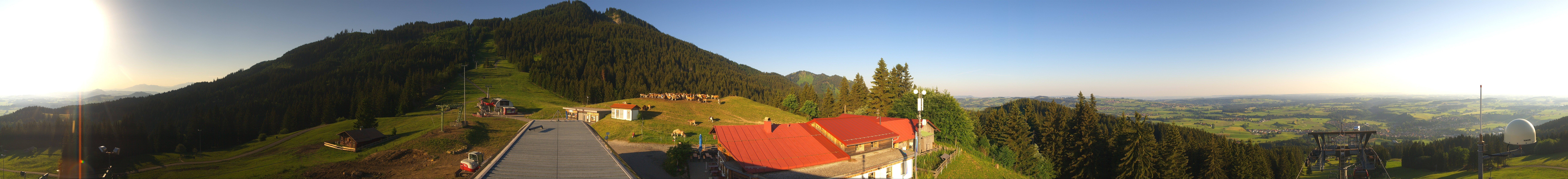 Archiv Foto Webcam Mittelstation Nesselwang