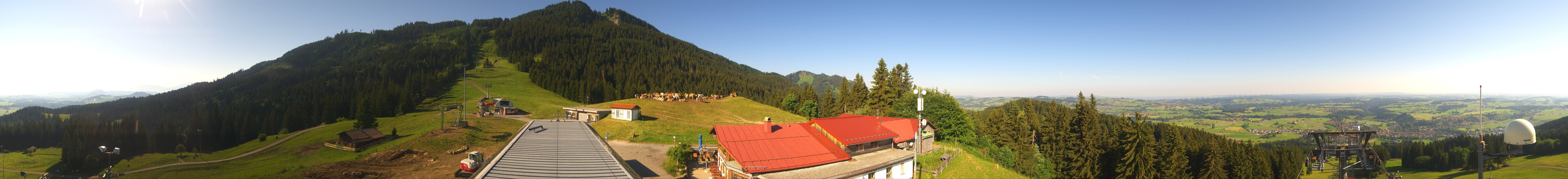Archiv Foto Webcam Mittelstation Nesselwang