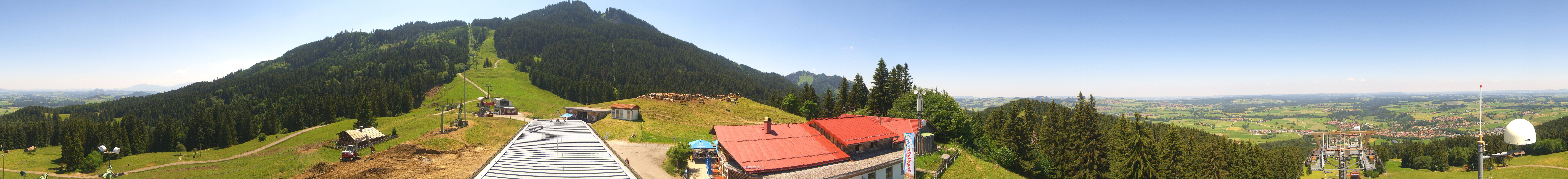 Archiv Foto Webcam Mittelstation Nesselwang