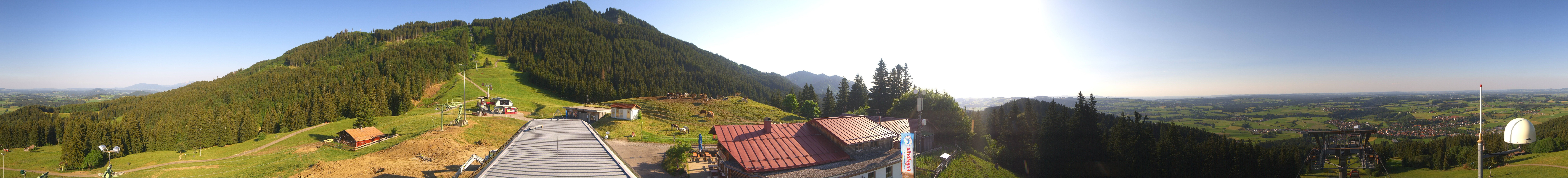 Archiv Foto Webcam Mittelstation Nesselwang