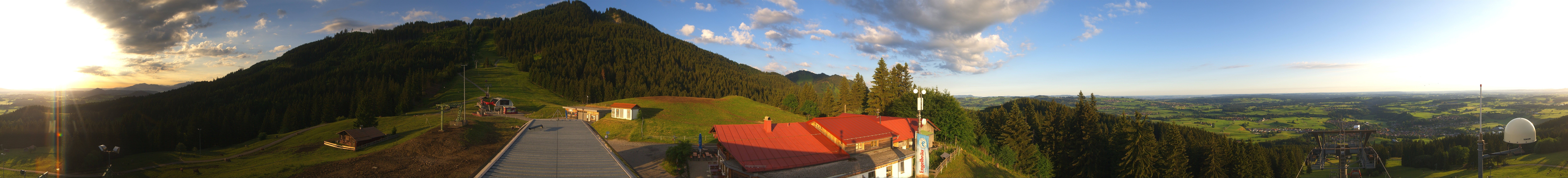Archiv Foto Webcam Mittelstation Nesselwang