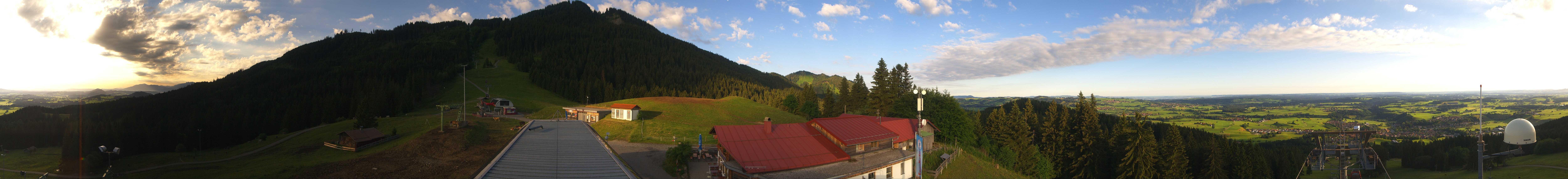 Archiv Foto Webcam Mittelstation Nesselwang