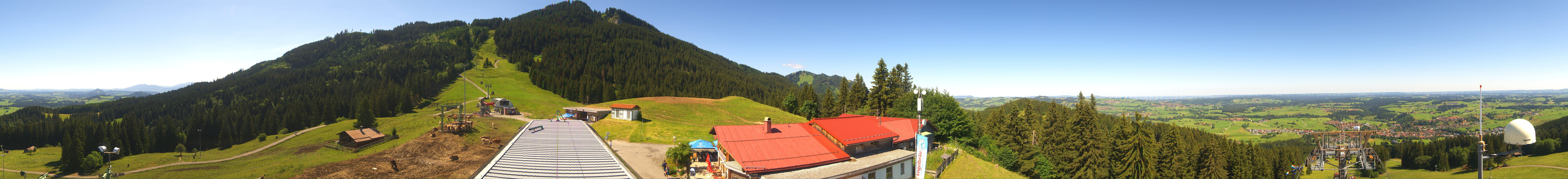 Archiv Foto Webcam Mittelstation Nesselwang