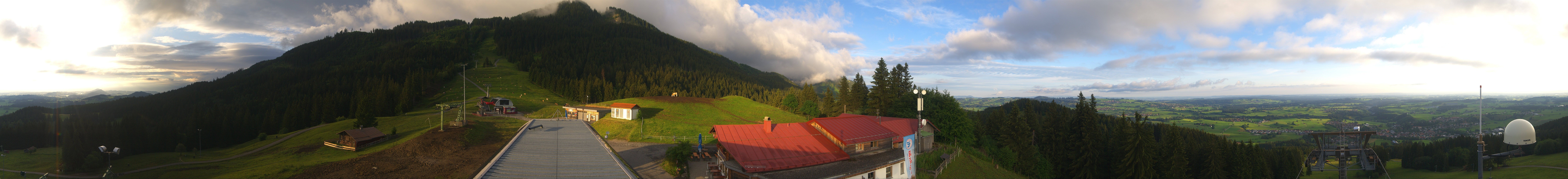 Archiv Foto Webcam Mittelstation Nesselwang