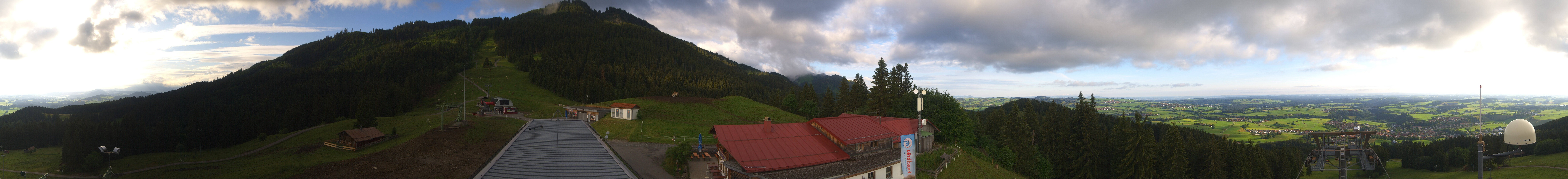 Archiv Foto Webcam Mittelstation Nesselwang
