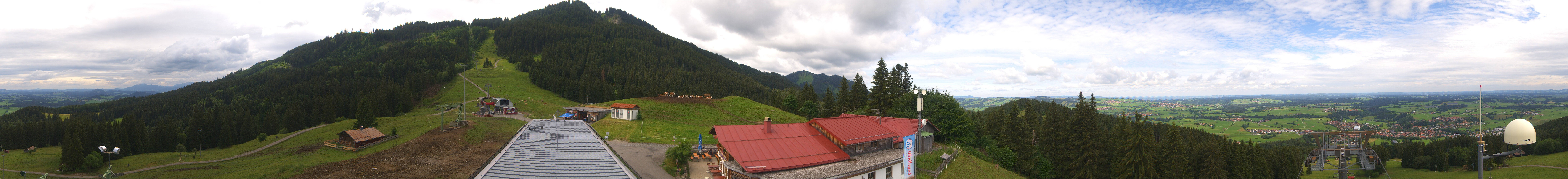 Archiv Foto Webcam Mittelstation Nesselwang