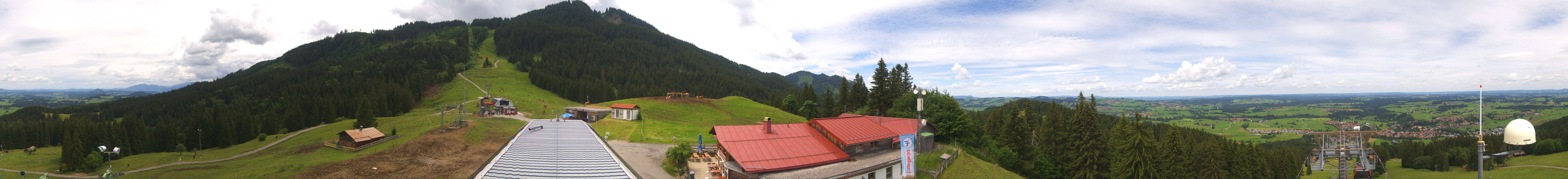 Archiv Foto Webcam Mittelstation Nesselwang