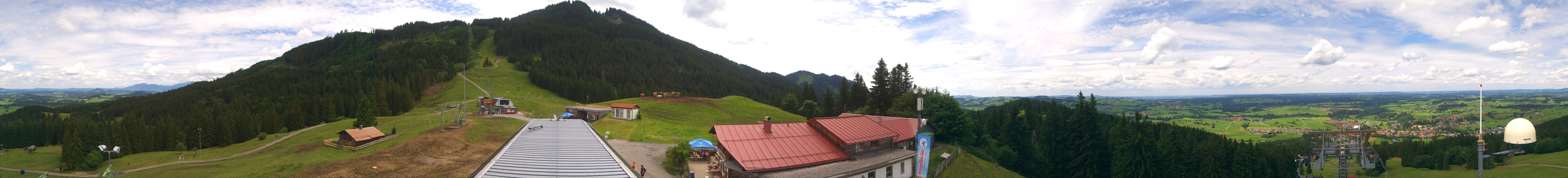 Archiv Foto Webcam Mittelstation Nesselwang