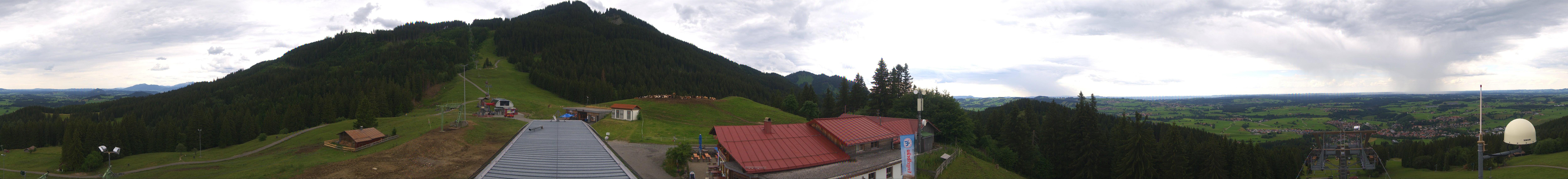Archiv Foto Webcam Mittelstation Nesselwang