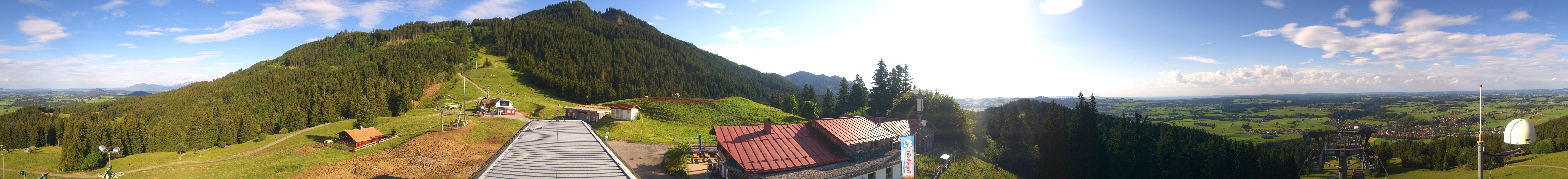 Archiv Foto Webcam Mittelstation Nesselwang