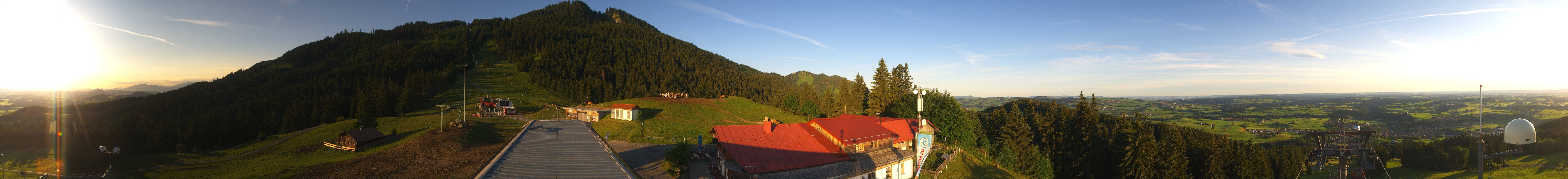 Archiv Foto Webcam Mittelstation Nesselwang