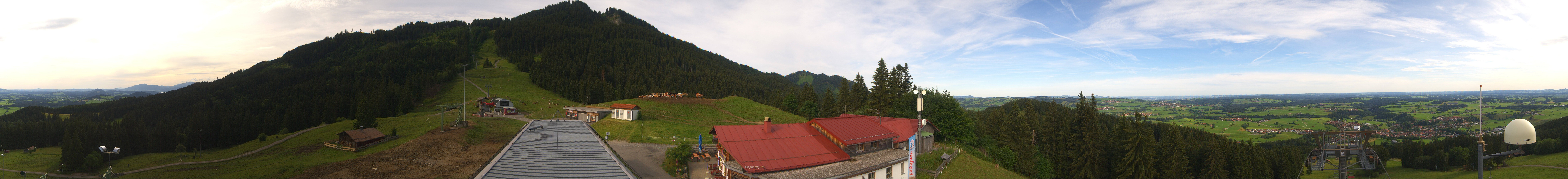 Archiv Foto Webcam Mittelstation Nesselwang