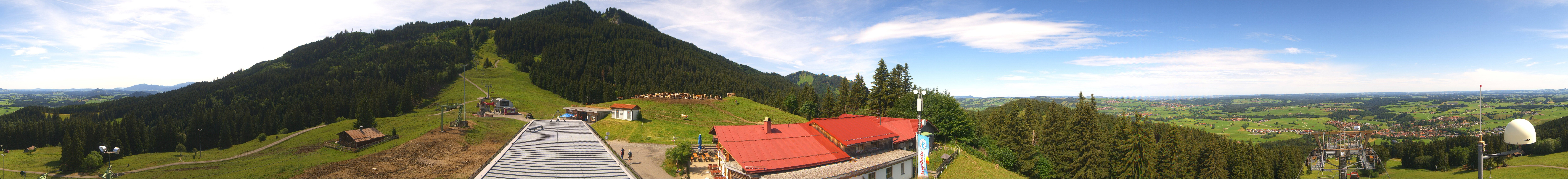 Archiv Foto Webcam Mittelstation Nesselwang