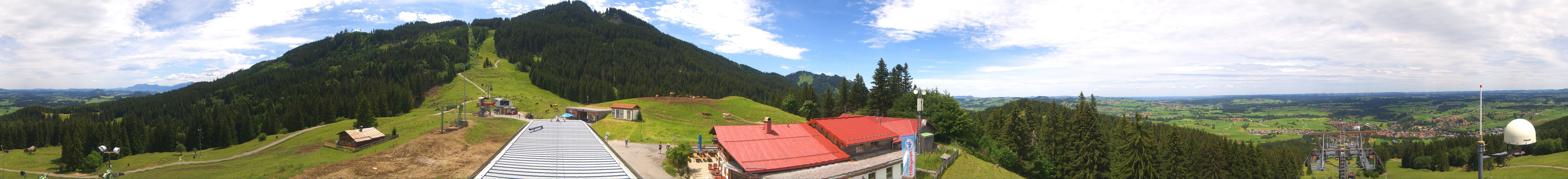 Archiv Foto Webcam Mittelstation Nesselwang