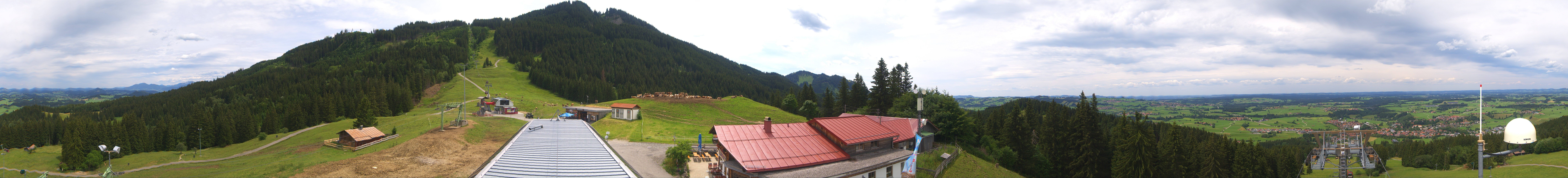 Archiv Foto Webcam Mittelstation Nesselwang