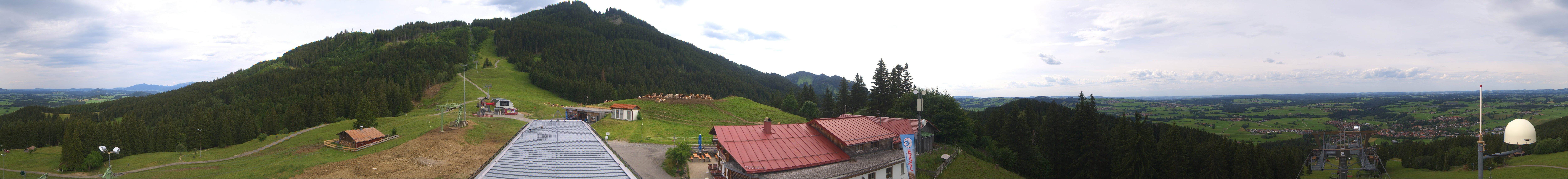 Archiv Foto Webcam Mittelstation Nesselwang