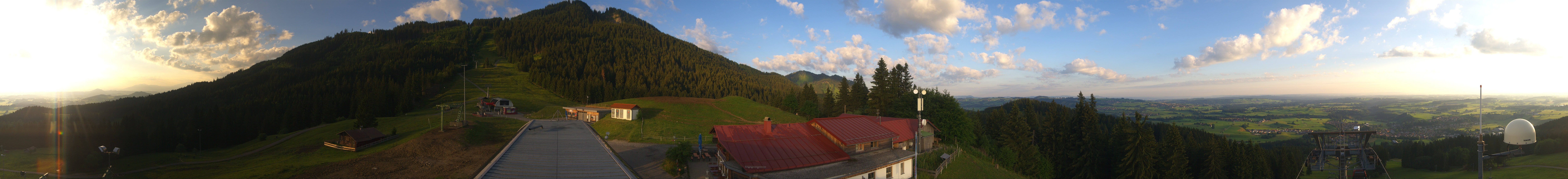 Archiv Foto Webcam Mittelstation Nesselwang