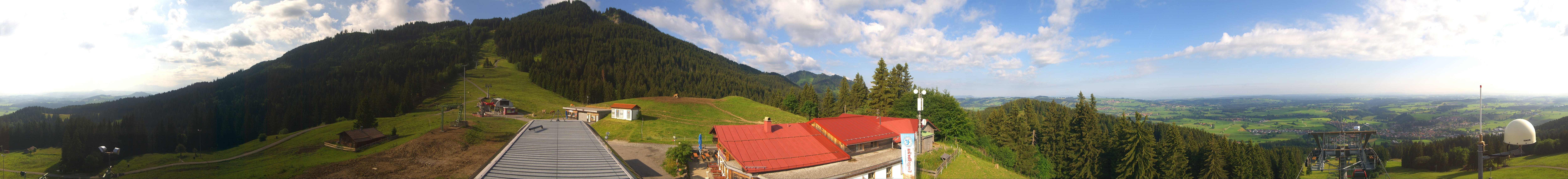 Archiv Foto Webcam Mittelstation Nesselwang