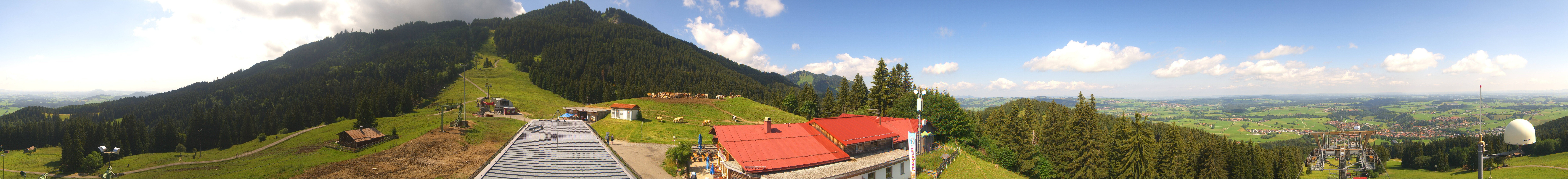 Archiv Foto Webcam Mittelstation Nesselwang