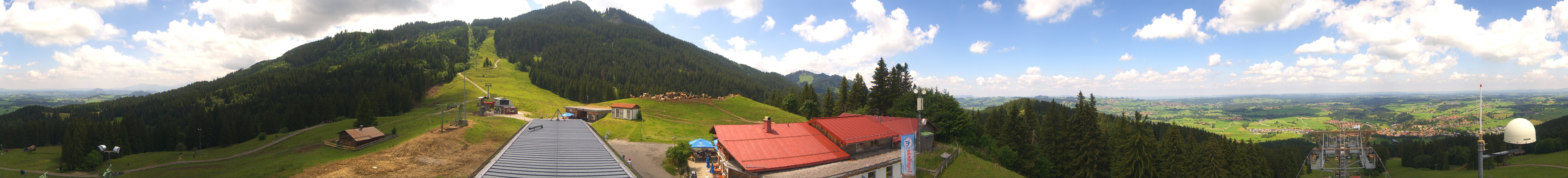 Archiv Foto Webcam Mittelstation Nesselwang
