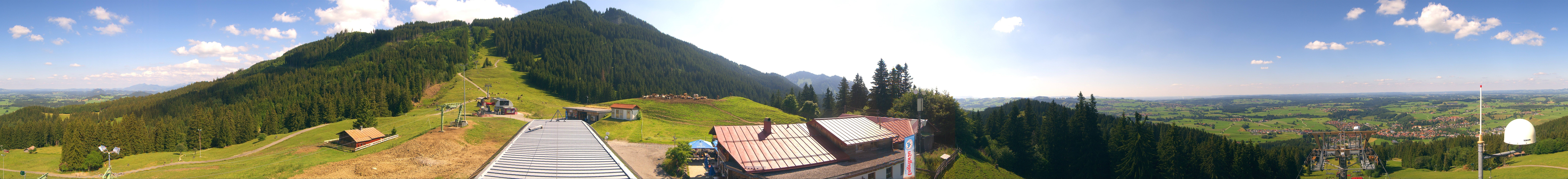 Archiv Foto Webcam Mittelstation Nesselwang