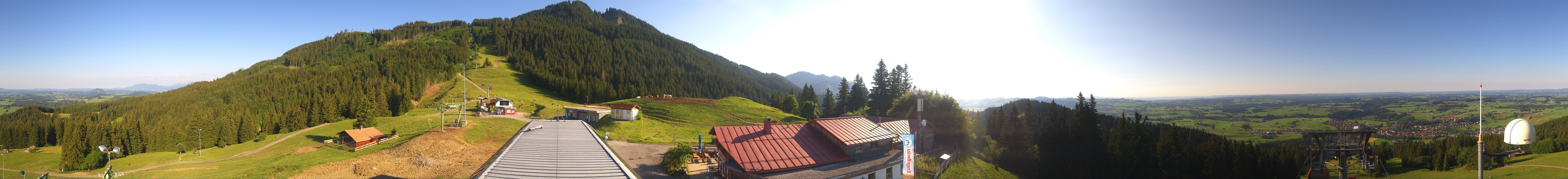 Archiv Foto Webcam Mittelstation Nesselwang